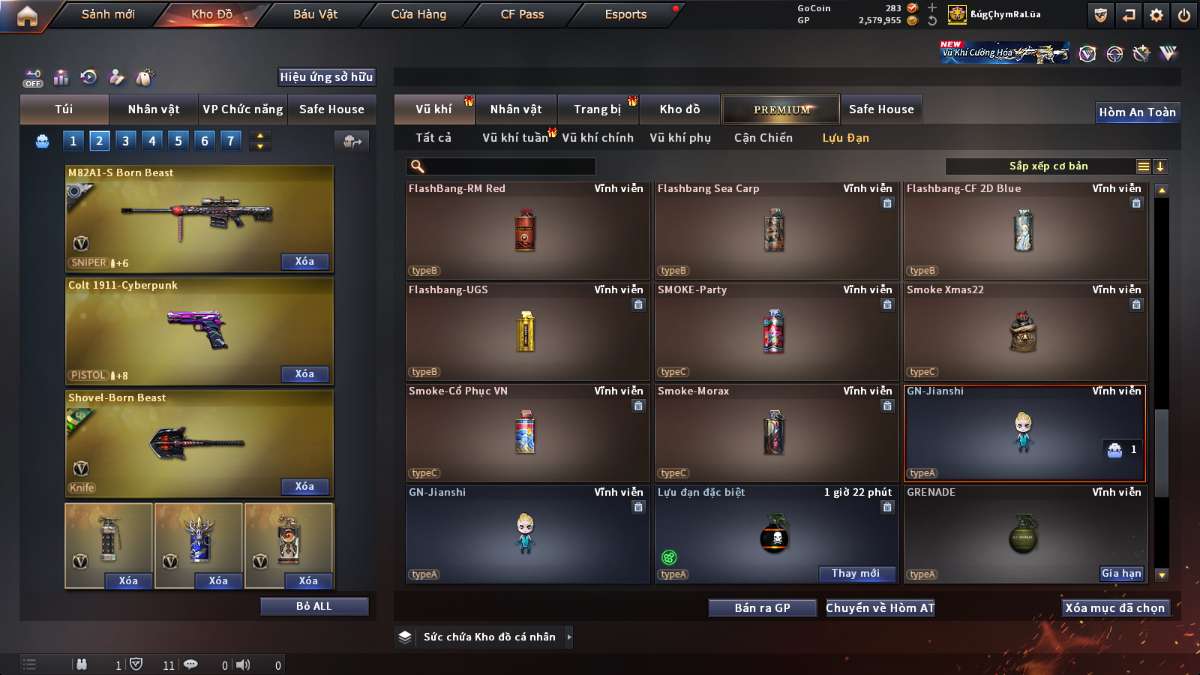 shop acc cf uy tin gia re